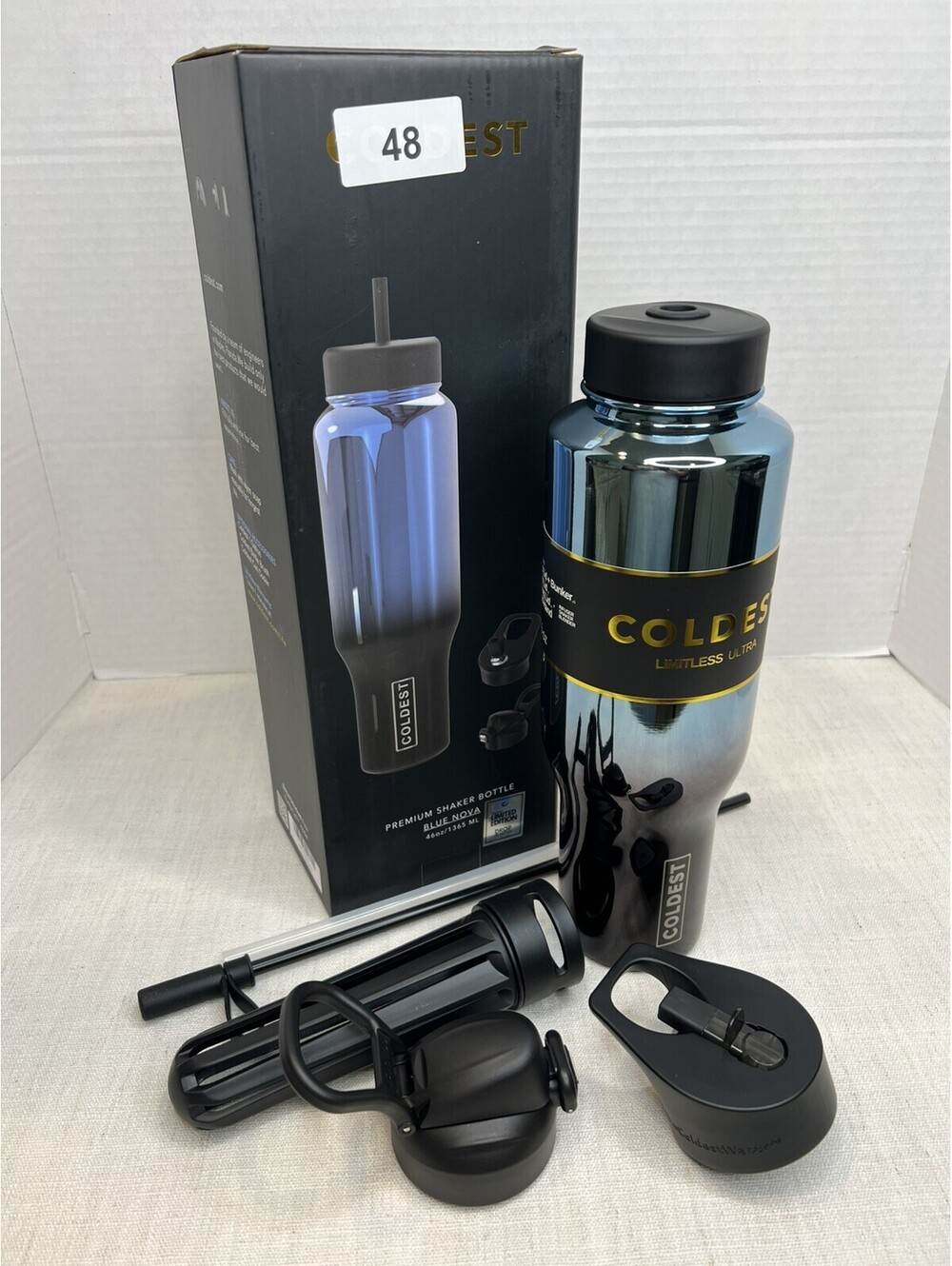 Coldest Blue Nova 46 Oz Limited Edition Bottle